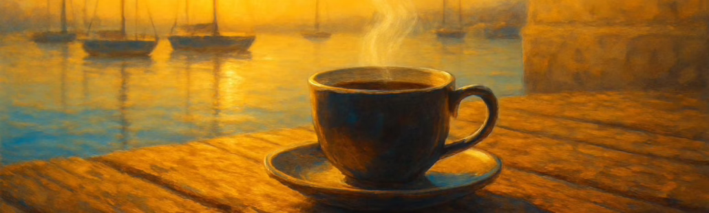 Vrijmetselarij - De ochtendkoffie in de haven: stilte als spiegel voor de ziel