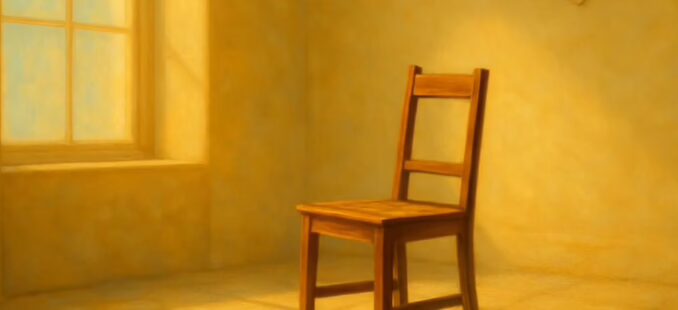 Solitary quarantine room symbolizing Masonic Chamber of Reflection